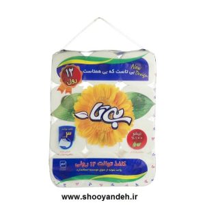 دستمال توالت بیتا بسته 12 عددی