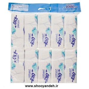دستمال کاغذی 100 برگ بی تا بسته 10 عددی