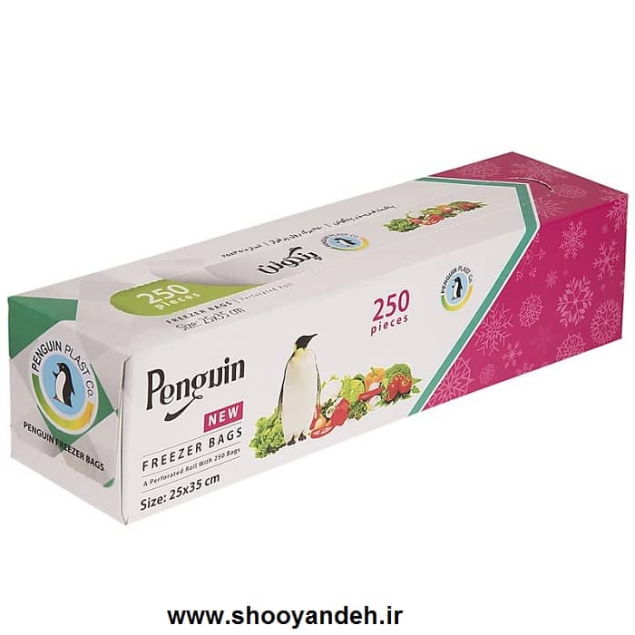 کیسه فریزر رولی پنگوئن 250 عددی