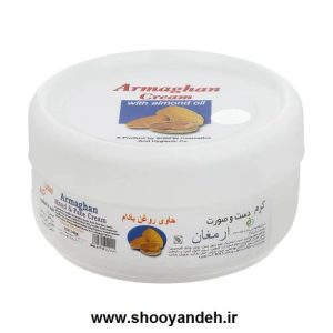 کرم دست و صورت ارمغان حاوی روغن بادام