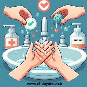 شستن صحیح دستها
